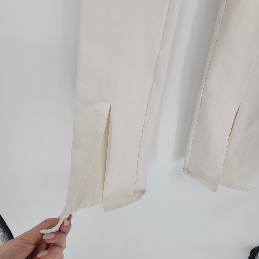 ALO Yoga White Split-Hem Track Pants - Picture 6 of 10